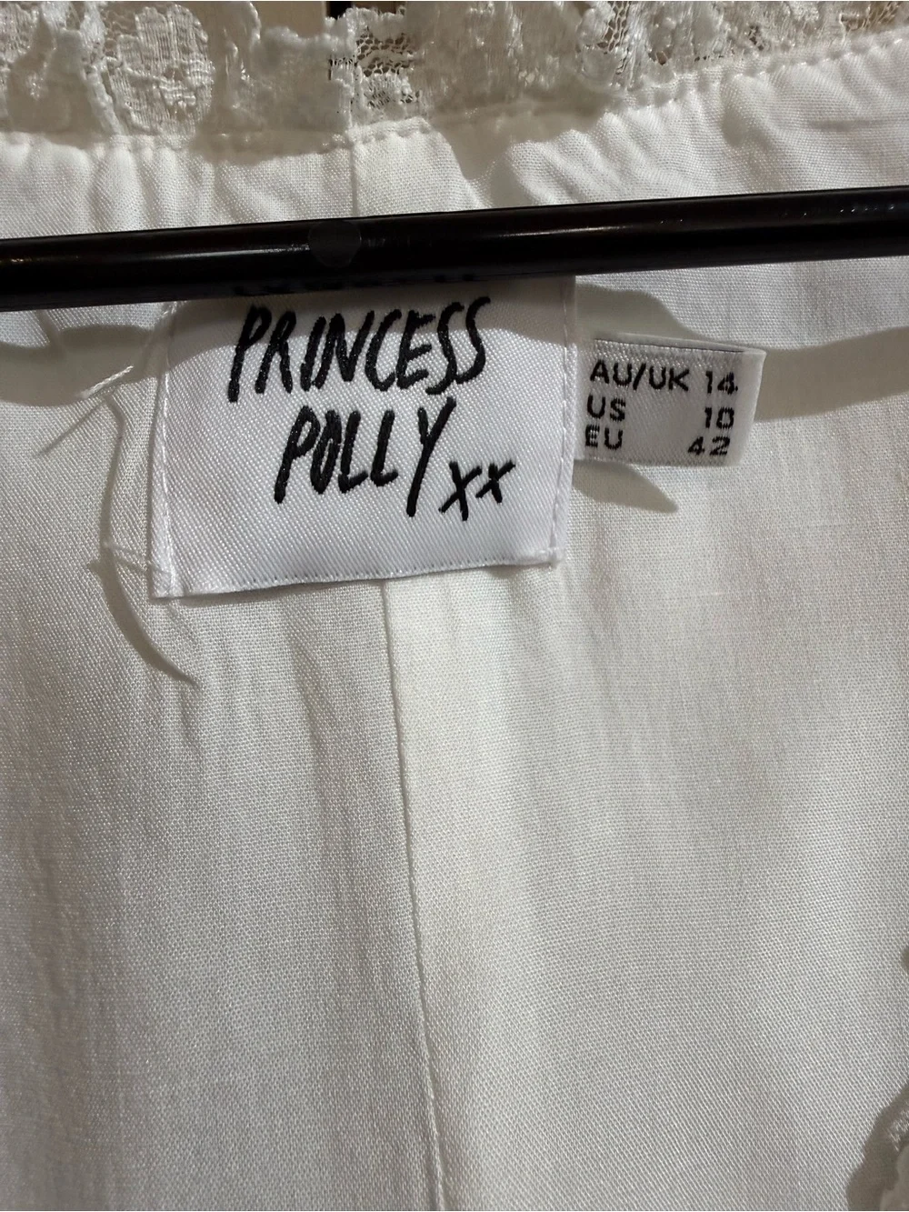 Princess Polly sleeveless white